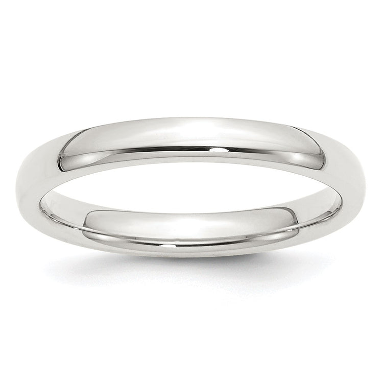 Sterling Silver 3mm Comfort Fit