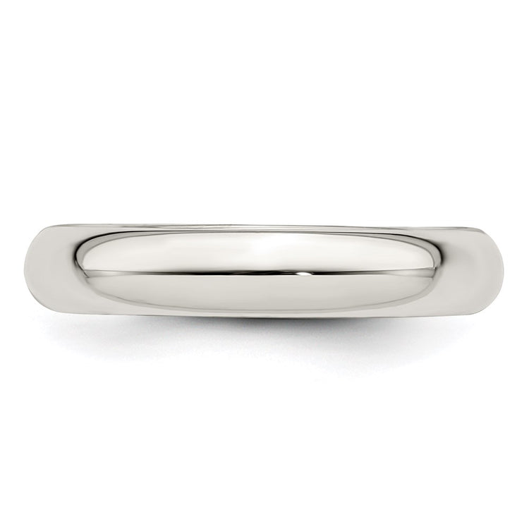 Sterling Silver 4mm Comfort Fit