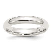 Sterling Silver 4mm Comfort Fit
