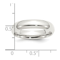 Sterling Silver 5mm Comfort Fit