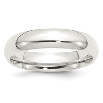 Sterling Silver 5mm Comfort Fit