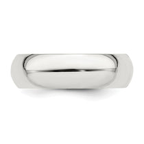 Sterling Silver 6mm Comfort Fit