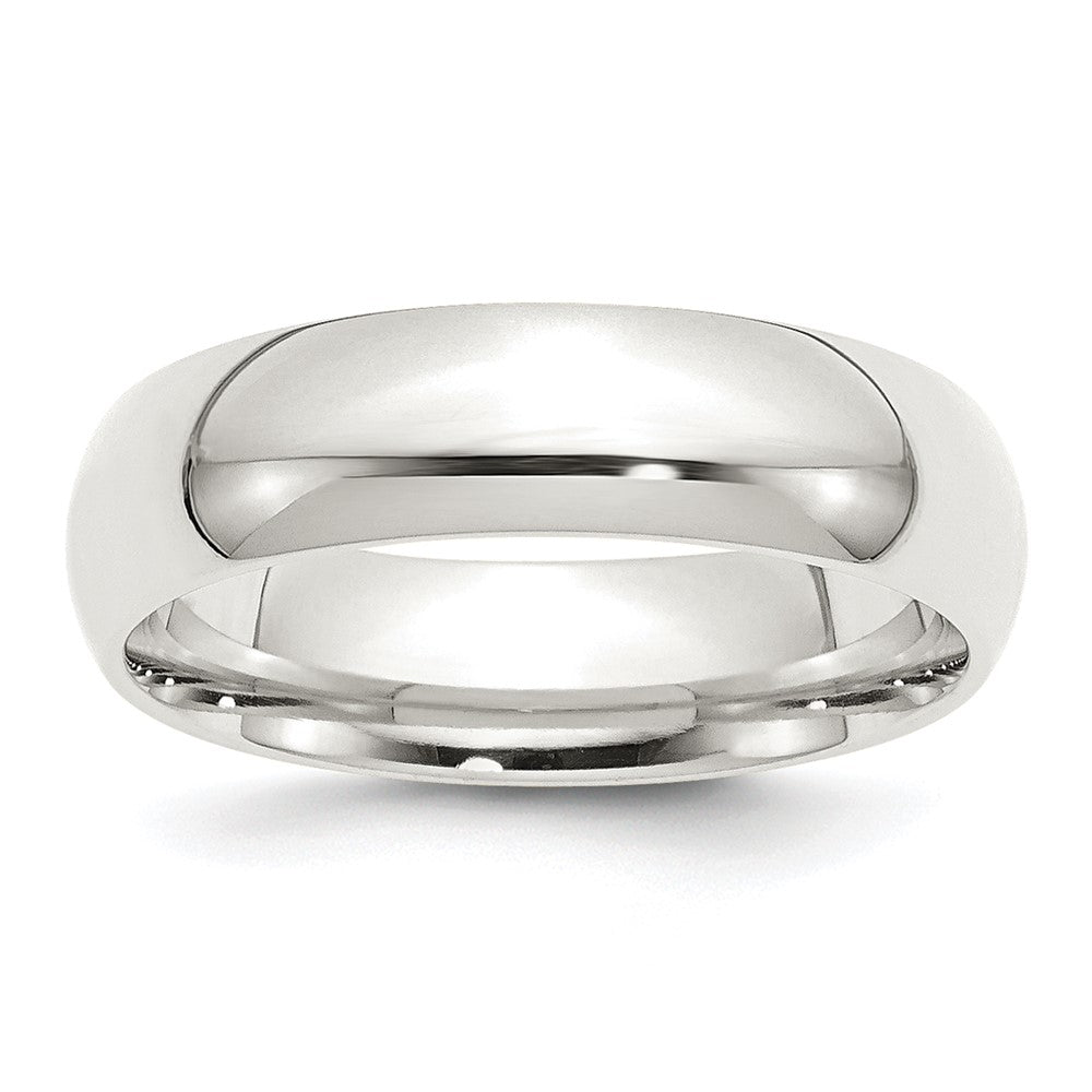 Sterling Silver 6mm Comfort Fit