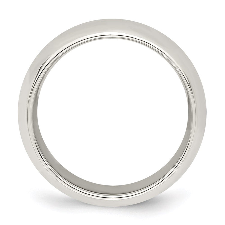 Sterling Silver 7mm Comfort Fit