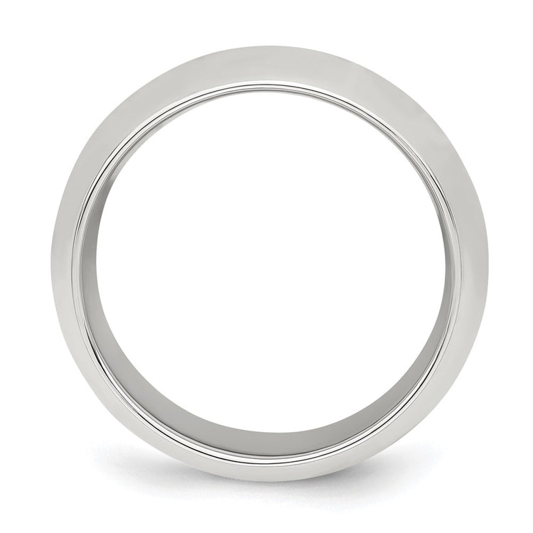 Sterling Silver 8mm Comfort Fit