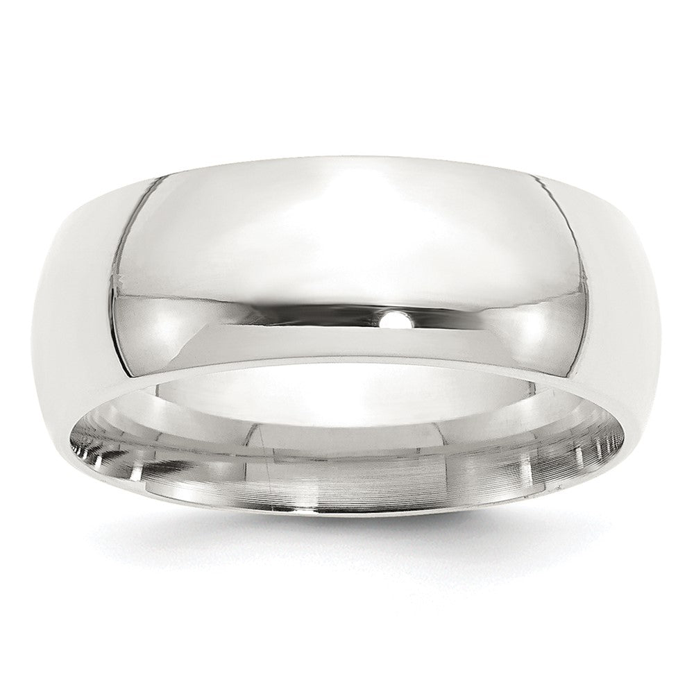 Sterling Silver 8mm Comfort Fit