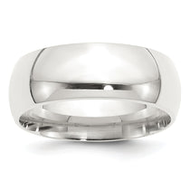 Sterling Silver 8mm Comfort Fit