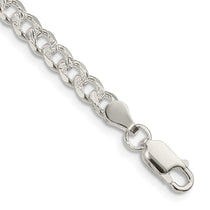 Sterling Silver 4.5mm Pav Curb Chain