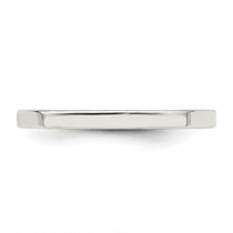 Sterling Silver 2mm Comfort Fit Flat