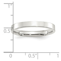 Sterling Silver 3mm Comfort Fit Flat