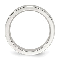 Sterling Silver 4mm Comfort Fit Flat