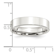 Sterling Silver 5mm Comfort Fit Flat