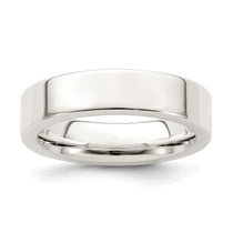 Sterling Silver 5mm Comfort Fit Flat