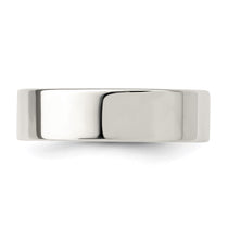 Sterling Silver 6mm Comfort Fit Flat