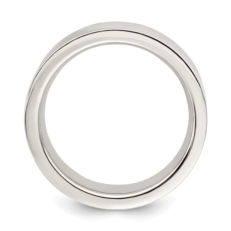 Sterling Silver 7mm Comfort Fit Flat