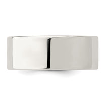 Sterling Silver 8mm Comfort Fit Flat