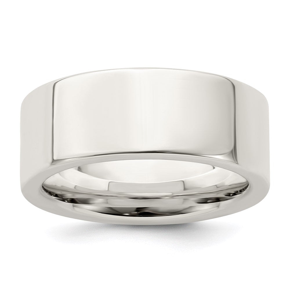 Sterling Silver 8mm Comfort Fit Flat