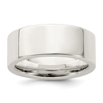 Sterling Silver 8mm Comfort Fit Flat