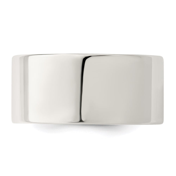 Sterling Silver 10mm Comfort Fit Flat
