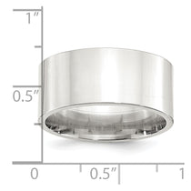 Sterling Silver 10mm Comfort Fit Flat
