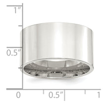 Sterling Silver 12mm Comfort Fit Flat