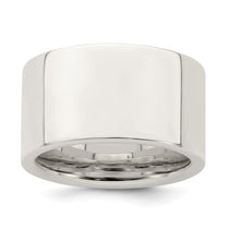 Sterling Silver 12mm Comfort Fit Flat
