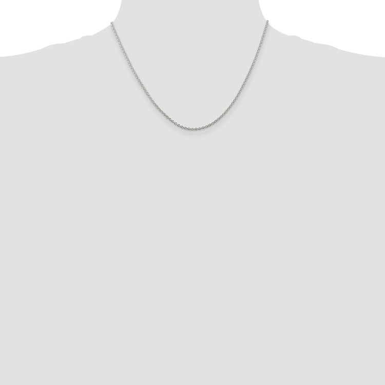 Sterling Silver 1.95mm Cable Chain