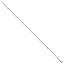 Sterling Silver 1.5mm Diamond-cut Rope Chain
