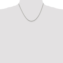 Sterling Silver 1.85mm Diamond-cut Rope Chain