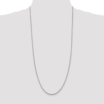 Sterling Silver 1.85mm Diamond-cut Rope Chain