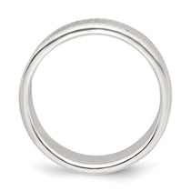 Sterling Silver 6mm Flat with Rope Edge