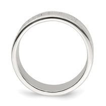 Sterling Silver 7mm Flat with Rope Edge