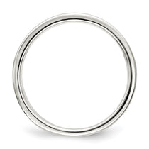 Sterling Silver 8mm Flat with Rope Edge