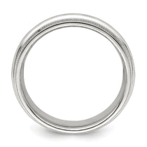Sterling Silver 6mm Comfort Fit Double Milgrain
