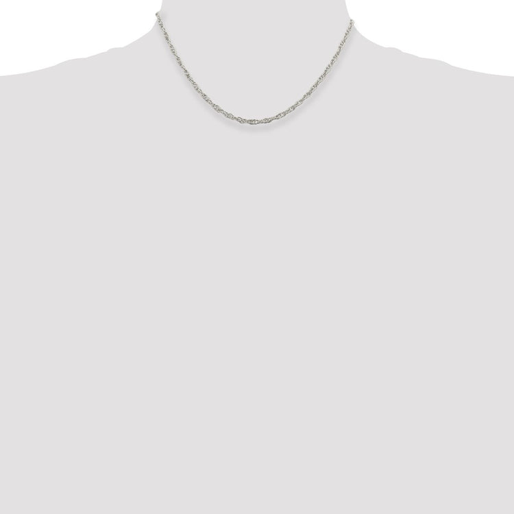 Sterling Silver 2.75mm Loose Rope Chain