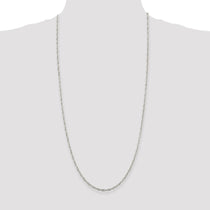 Sterling Silver 2.75mm Loose Rope Chain