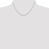 Sterling Silver 1.4mm Singapore Chain