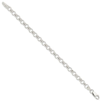Sterling Silver 6.0mm Belcher Light Bracelet
