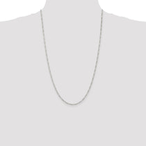 Sterling Silver 2.25mm Figaro Chain