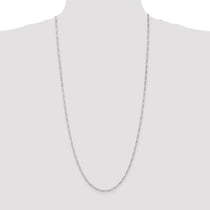 Sterling Silver 2.25mm Figaro Chain