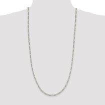 Sterling Silver 3.5mm Figaro Chain