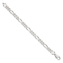 Sterling Silver 8mm Figaro Chain