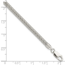 Sterling Silver Fancy 3.50mm Bracelet