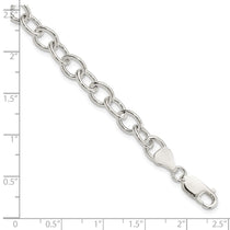 Sterling Silver Cable 6.75mm Bracelet