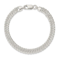 Sterling Silver Polished Fancy Link Bracelet