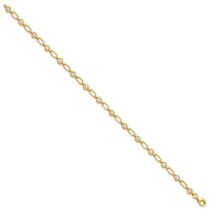 Sterling Silver Gold-Tone Bezel-Set Cubic Zirconia Tennis Bracelet - Hypoallergenic Sterling Silver Tennis Bracelets for Women - Size 7.5 In - view 2