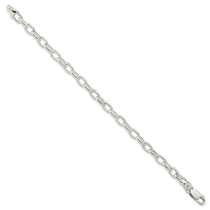 Sterling Silver 7.5inch Fancy Link Bracelet