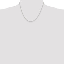 Sterling Silver 1.5mm Diamond-cut Rolo Cable Chain