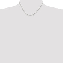 Sterling Silver 1mm Round Box Chain