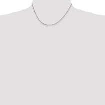 Sterling Silver 1.25mm Round Box Chain